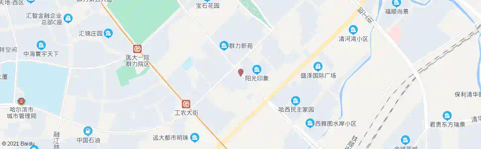 哈尔滨工农大街(兴江路口)_公交站地图_哈尔滨公交_妙搜公交查询2025