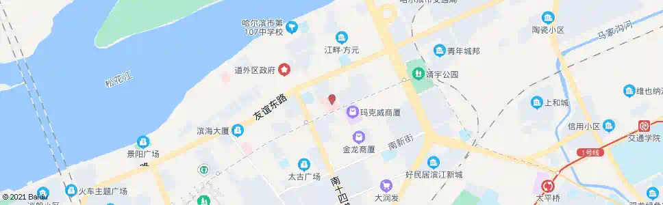 哈尔滨市第四医院_公交站地图_哈尔滨公交_妙搜公交查询2025
