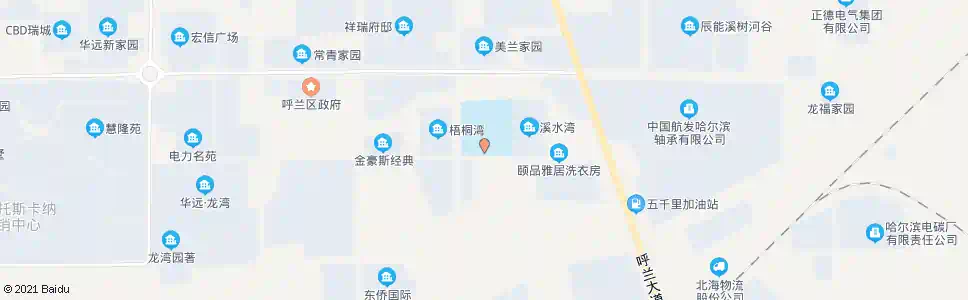 哈尔滨呼兰区第一中学_公交站地图_哈尔滨公交_妙搜公交查询2025
