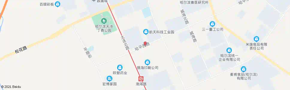 哈尔滨哈平西路_公交站地图_哈尔滨公交_妙搜公交查询2025