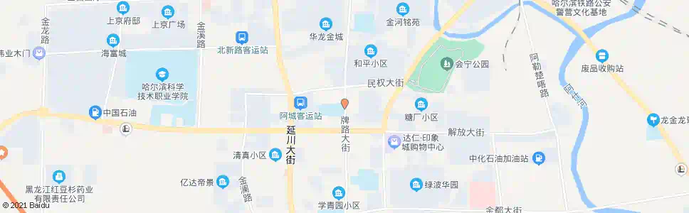 哈尔滨阿城七中_公交站地图_哈尔滨公交_妙搜公交查询2025