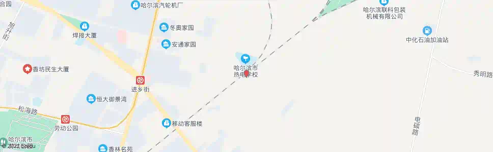 哈尔滨安通桥_公交站地图_哈尔滨公交_妙搜公交查询2025