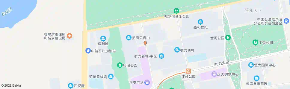 哈尔滨丽江路(群力第一大道口)_公交站地图_哈尔滨公交_妙搜公交查询2025