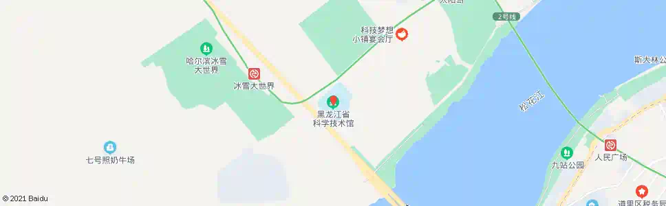 哈尔滨省科技馆_公交站地图_哈尔滨公交_妙搜公交查询2025