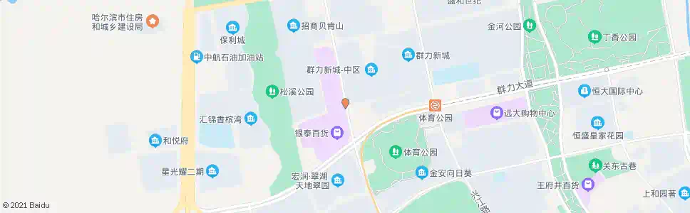 哈尔滨丽江路(群力第二大道路口)_公交站地图_哈尔滨公交_妙搜公交查询2025