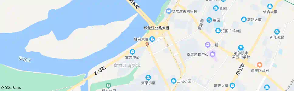 哈尔滨河鼓街(河洛街口)_公交站地图_哈尔滨公交_妙搜公交查询2025