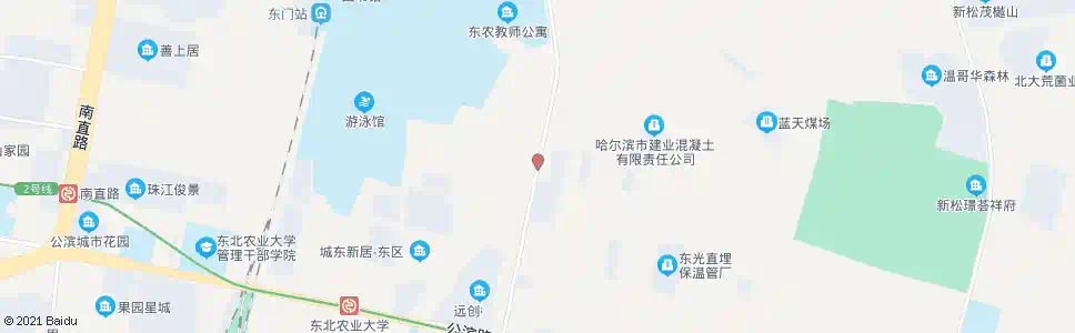 哈尔滨东信义村_公交站地图_哈尔滨公交_妙搜公交查询2025
