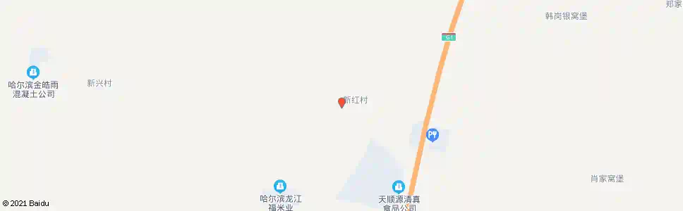 哈尔滨红新村_公交站地图_哈尔滨公交_妙搜公交查询2025