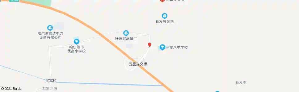 哈尔滨五星_公交站地图_哈尔滨公交_妙搜公交查询2025