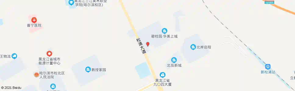 哈尔滨亚为浦城_公交站地图_哈尔滨公交_妙搜公交查询2025