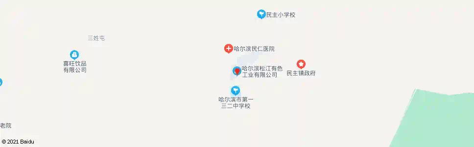 哈尔滨民主敬老院_公交站地图_哈尔滨公交_妙搜公交查询2025