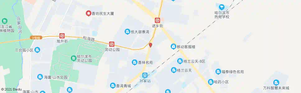 哈尔滨松江电机厂_公交站地图_哈尔滨公交_妙搜公交查询2025