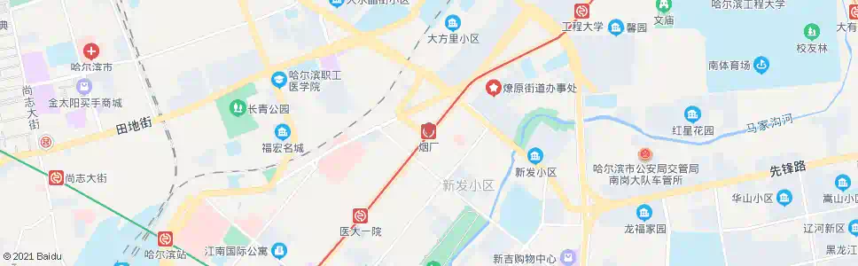哈尔滨烟厂_公交站地图_哈尔滨公交_妙搜公交查询2025