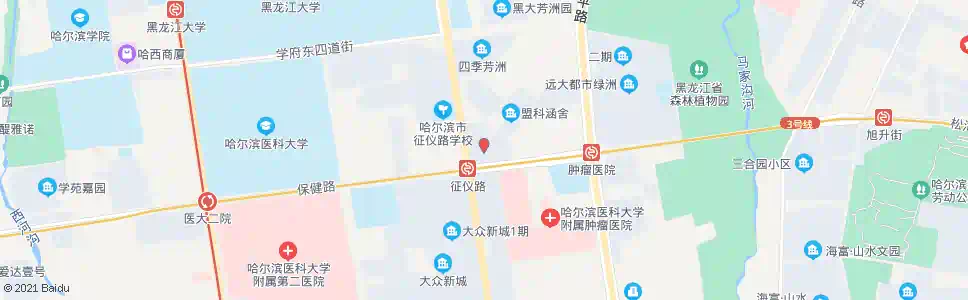 哈尔滨大众嘉园_公交站地图_哈尔滨公交_妙搜公交查询2025