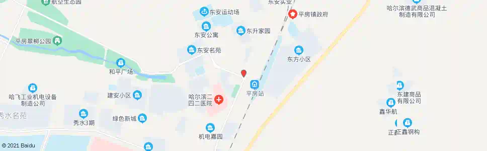 哈尔滨平房火车站_公交站地图_哈尔滨公交_妙搜公交查询2025
