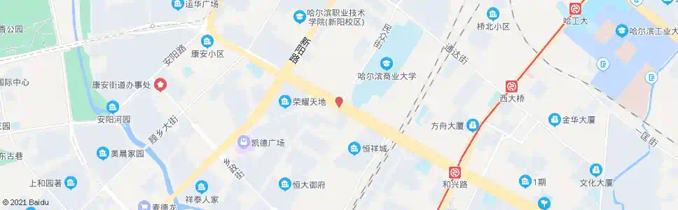 哈尔滨大发市场_公交站地图_哈尔滨公交_妙搜公交查询2025