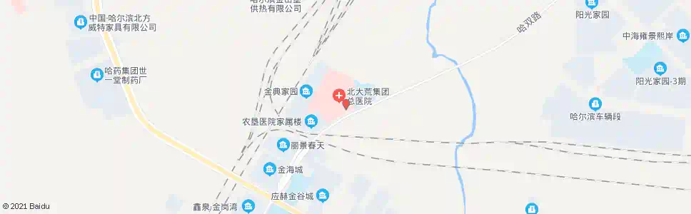 哈尔滨农场医院_公交站地图_哈尔滨公交_妙搜公交查询2025