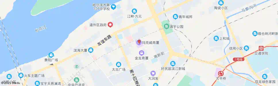 哈尔滨玛克威_公交站地图_哈尔滨公交_妙搜公交查询2025