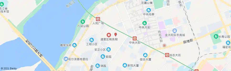 哈尔滨经纬九道街_公交站地图_哈尔滨公交_妙搜公交查询2025