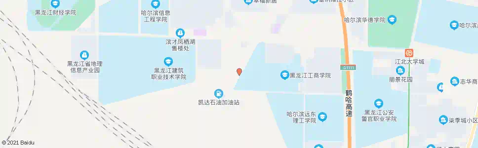 哈尔滨黑龙江信息技术职业学院_公交站地图_哈尔滨公交_妙搜公交查询2025