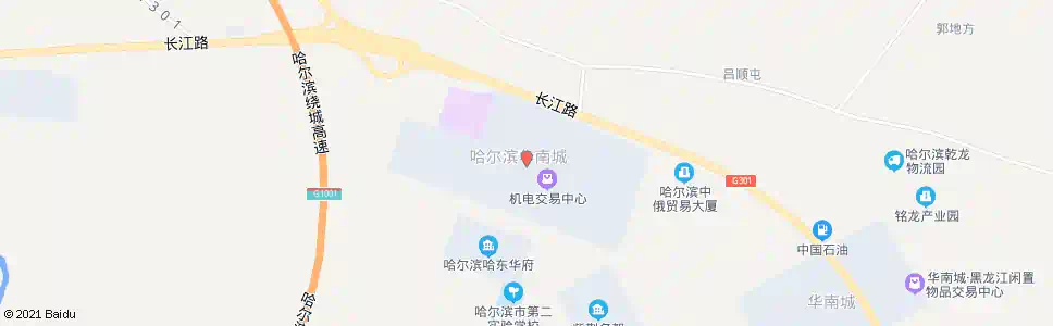 哈尔滨晶城三路(华南二路)_公交站地图_哈尔滨公交_妙搜公交查询2025