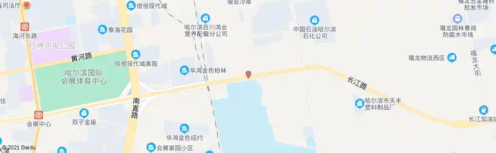 哈尔滨长江路(农大北门)_公交站地图_哈尔滨公交_妙搜公交查询2025