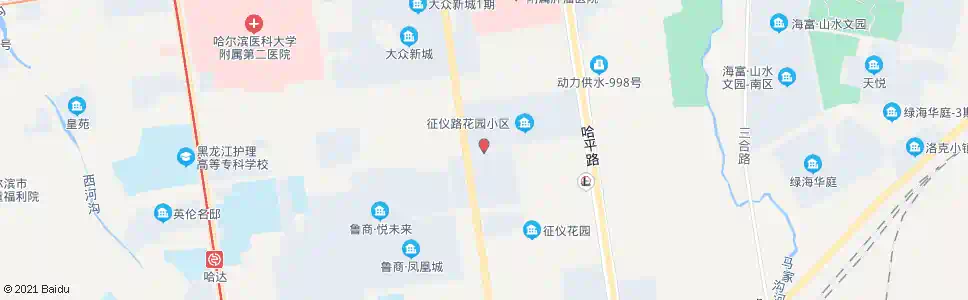 哈尔滨研路路(征仪路口)_公交站地图_哈尔滨公交_妙搜公交查询2025