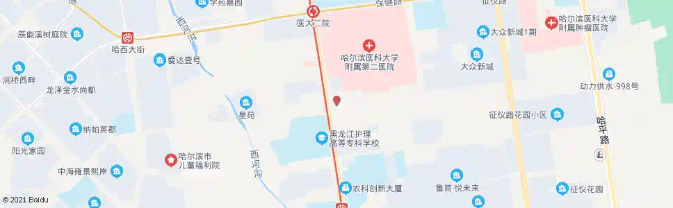 哈尔滨检测路_公交站地图_哈尔滨公交_妙搜公交查询2025