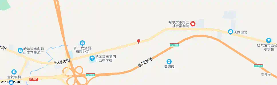 哈尔滨东砖厂_公交站地图_哈尔滨公交_妙搜公交查询2025