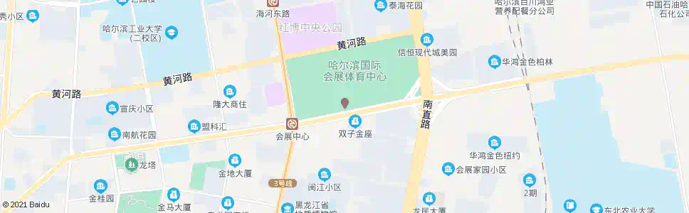 哈尔滨绿色食品交易中心_公交站地图_哈尔滨公交_妙搜公交查询2025