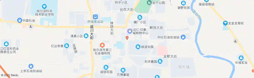 哈尔滨光辉仓买_公交站地图_哈尔滨公交_妙搜公交查询2025
