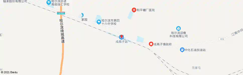 哈尔滨成高子镇_公交站地图_哈尔滨公交_妙搜公交查询2025