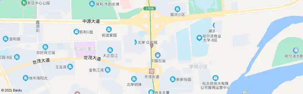 哈尔滨前进道口_公交站地图_哈尔滨公交_妙搜公交查询2025