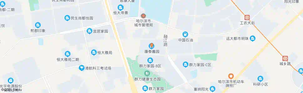 哈尔滨康泰嘉园_公交站地图_哈尔滨公交_妙搜公交查询2025