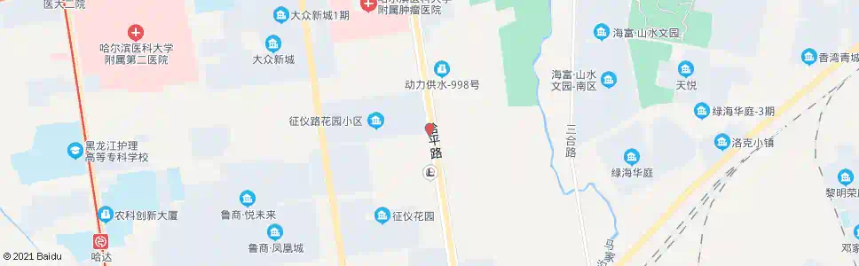 哈尔滨哈平路科研路口_公交站地图_哈尔滨公交_妙搜公交查询2025