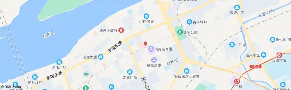 哈尔滨靖宇大街_公交站地图_哈尔滨公交_妙搜公交查询2025