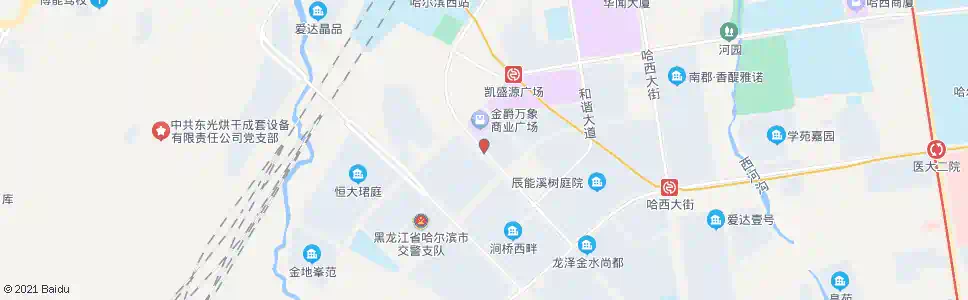 哈尔滨哈尔滨大街中兴左街街口_公交站地图_哈尔滨公交_妙搜公交查询2025