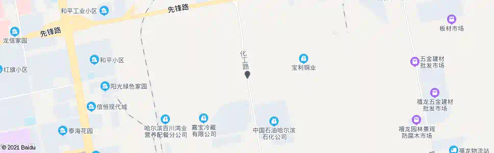 哈尔滨化工六厂_公交站地图_哈尔滨公交_妙搜公交查询2025