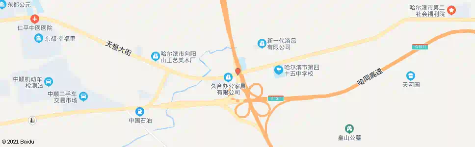哈尔滨恒西屯_公交站地图_哈尔滨公交_妙搜公交查询2025