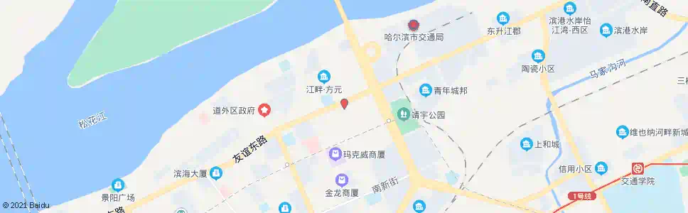 哈尔滨道外十八道街_公交站地图_哈尔滨公交_妙搜公交查询2025
