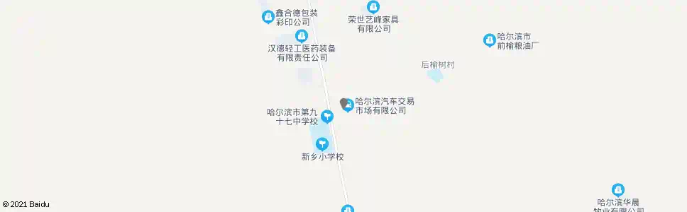哈尔滨二手车市场_公交站地图_哈尔滨公交_妙搜公交查询2025