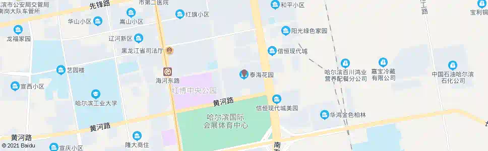 哈尔滨泰海小区_公交站地图_哈尔滨公交_妙搜公交查询2025