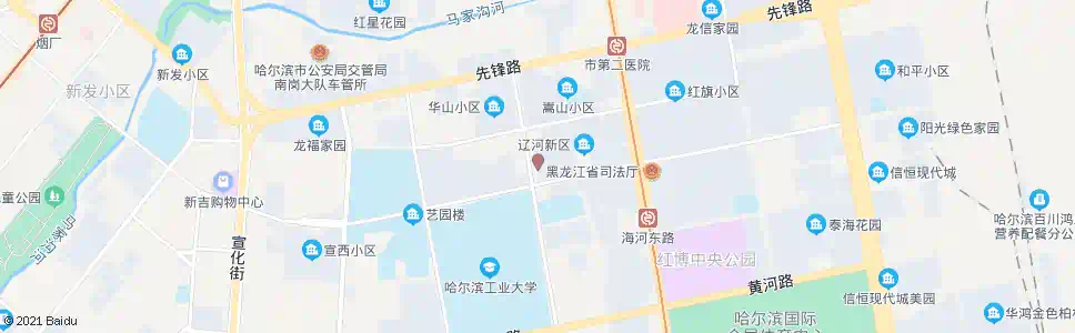 哈尔滨辽河小区_公交站地图_哈尔滨公交_妙搜公交查询2025