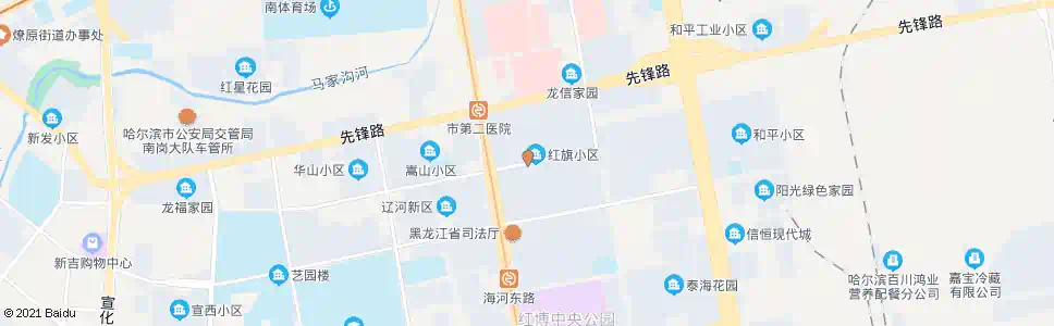 哈尔滨辽河路_公交站地图_哈尔滨公交_妙搜公交查询2025