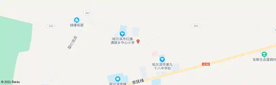 哈尔滨旭光村西道口_公交站地图_哈尔滨公交_妙搜公交查询2025