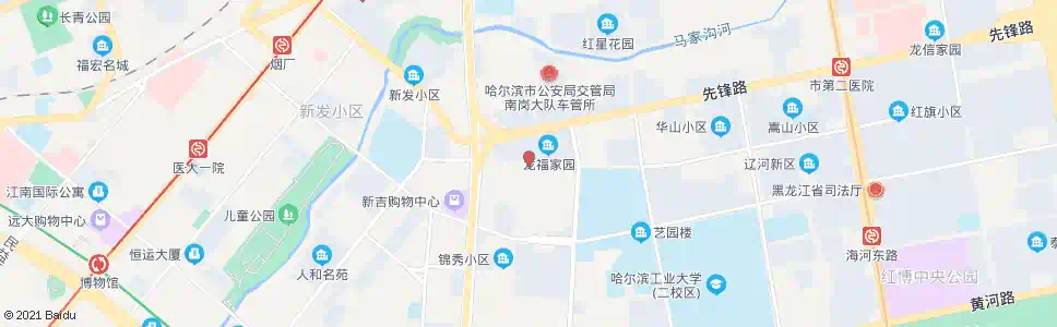 哈尔滨马端街_公交站地图_哈尔滨公交_妙搜公交查询2025