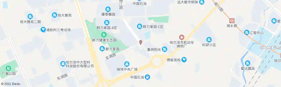 哈尔滨东湖路(融江路口)_公交站地图_哈尔滨公交_妙搜公交查询2025