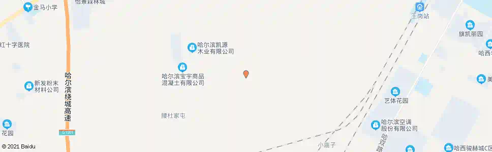 哈尔滨新胜村委_公交站地图_哈尔滨公交_妙搜公交查询2025