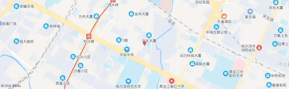 哈尔滨苗圃街_公交站地图_哈尔滨公交_妙搜公交查询2025