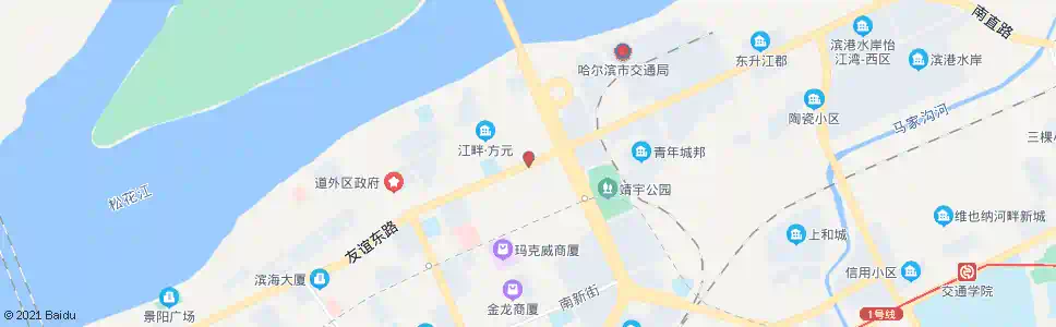 哈尔滨道台府_公交站地图_哈尔滨公交_妙搜公交查询2025